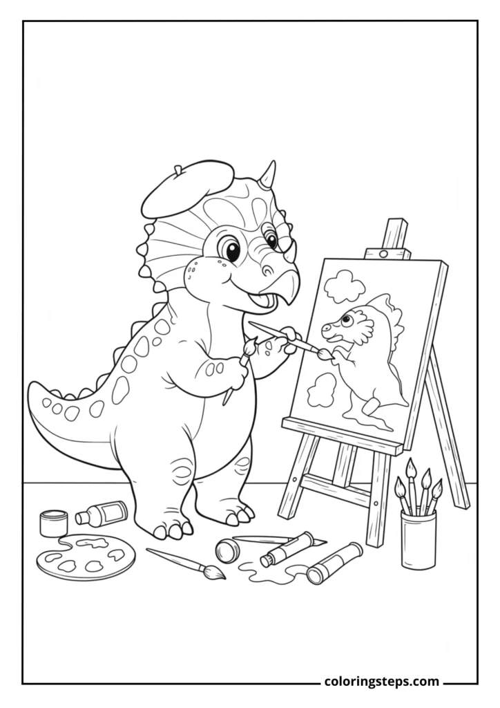 Artist Styracosaurus