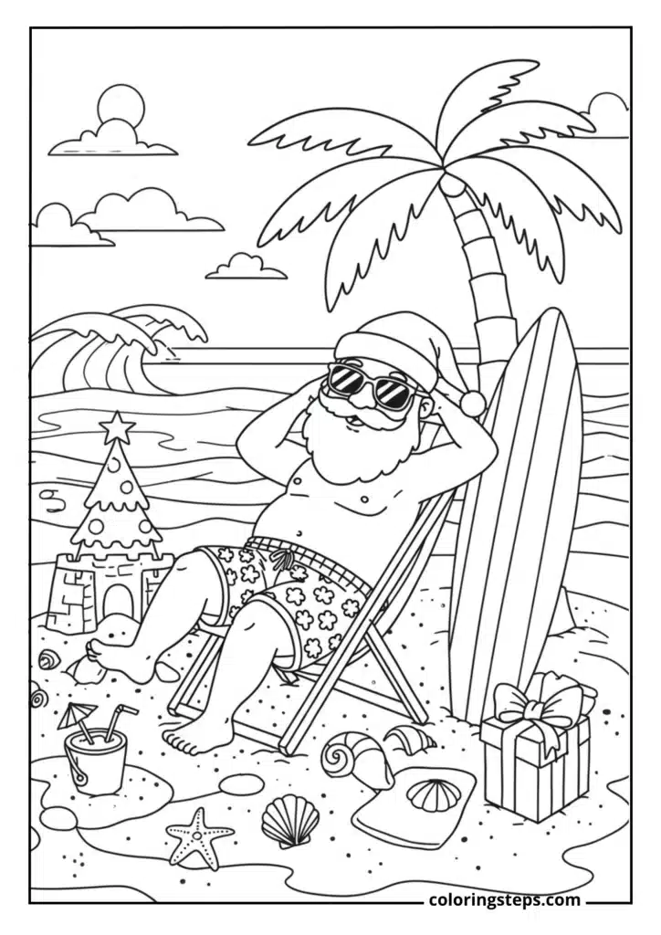 Beach Santa