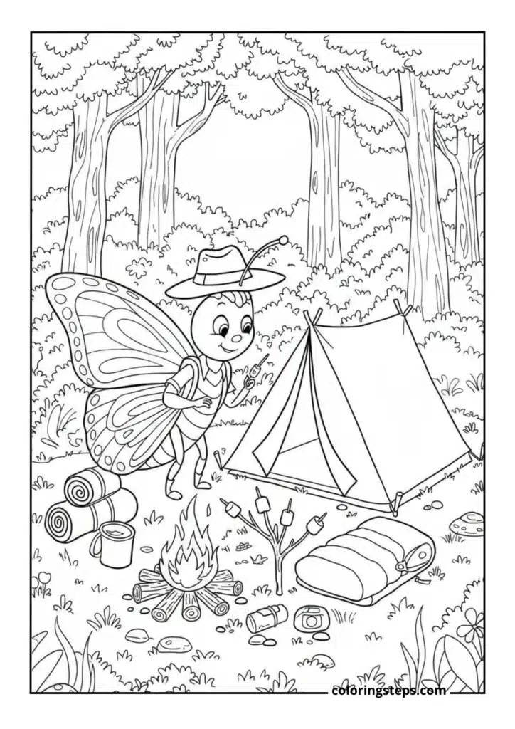 Camping Butterfly