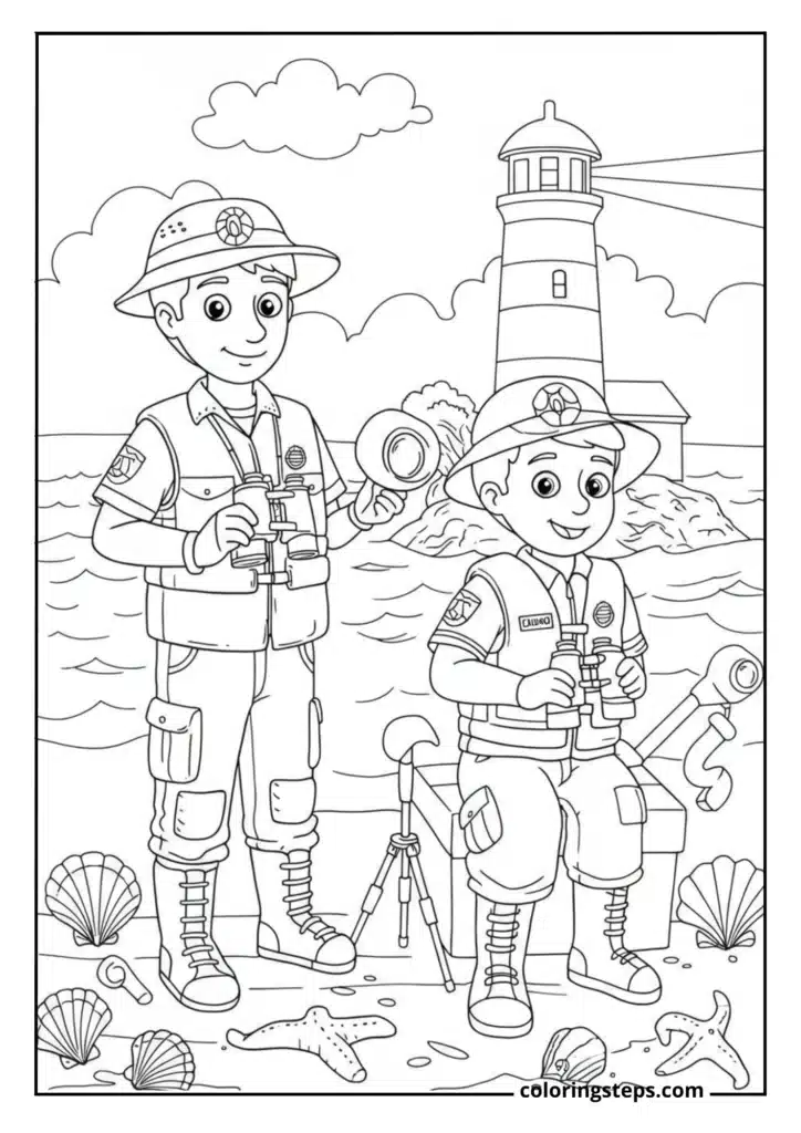 Captain Turbot and Francois