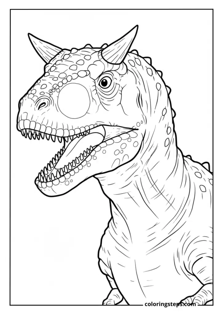 Carnotaurus Portrait