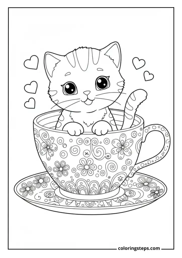 Cat in a Teacup
