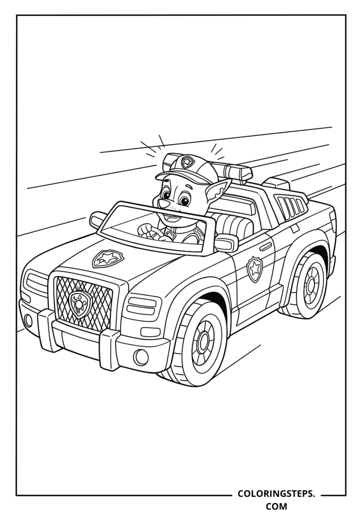 Chase's Police Cruiser