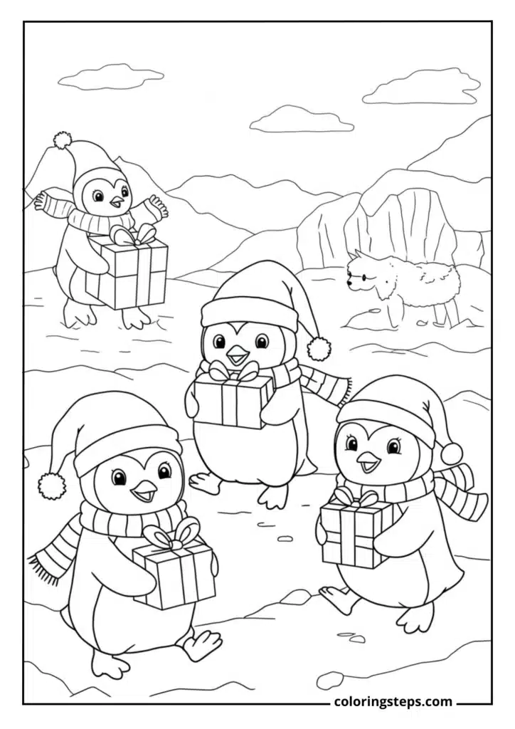 Christmas Penguins