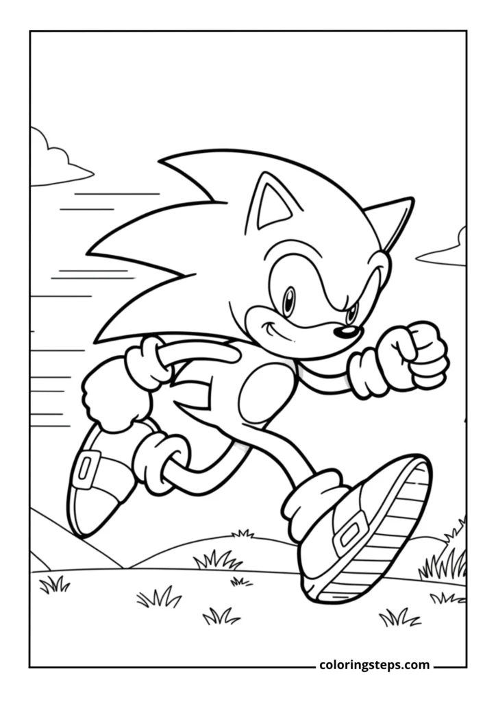 Classic Sonic Running