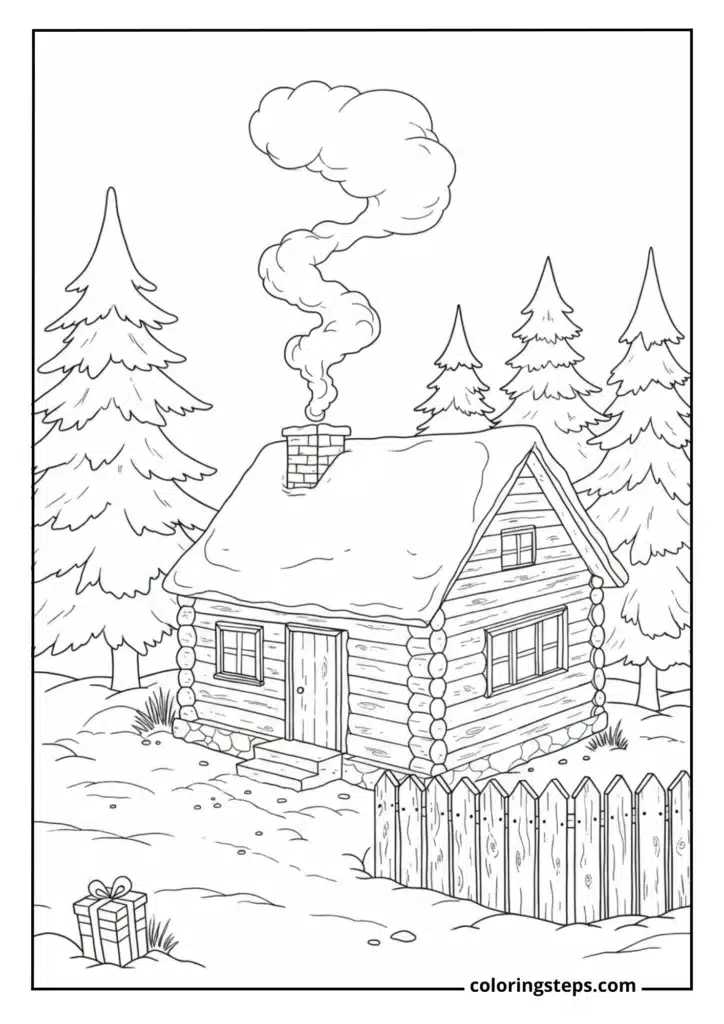 Cozy Winter Cabin
