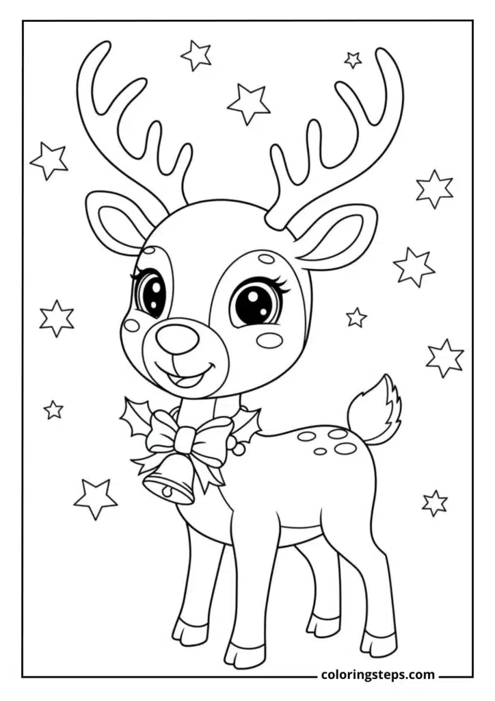Cute Reindeer Portrait