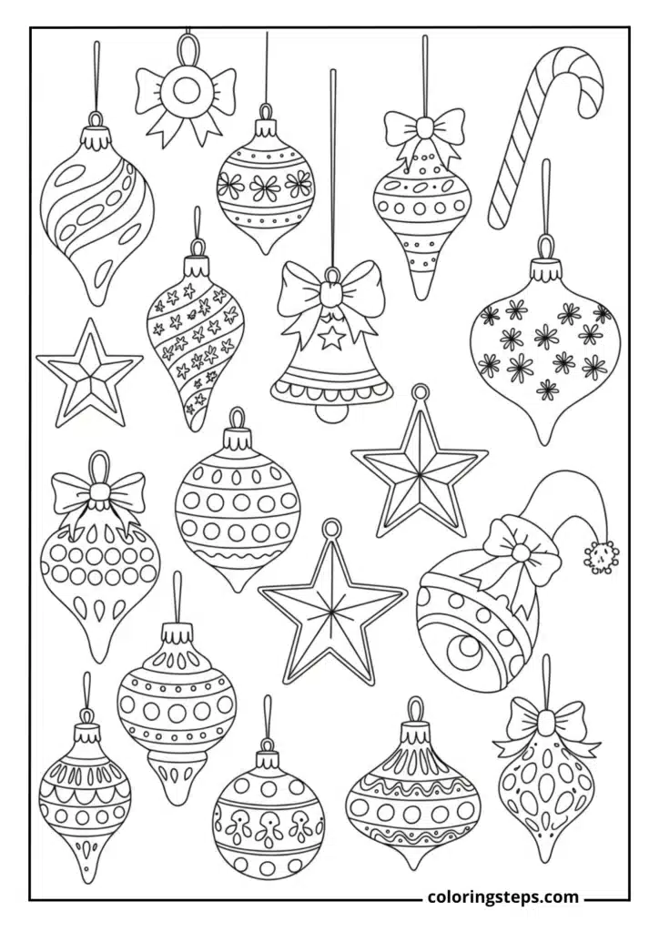 Detailed Christmas Ornaments