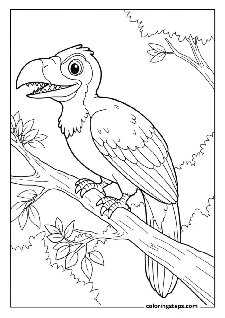 Dimorphodon Perched