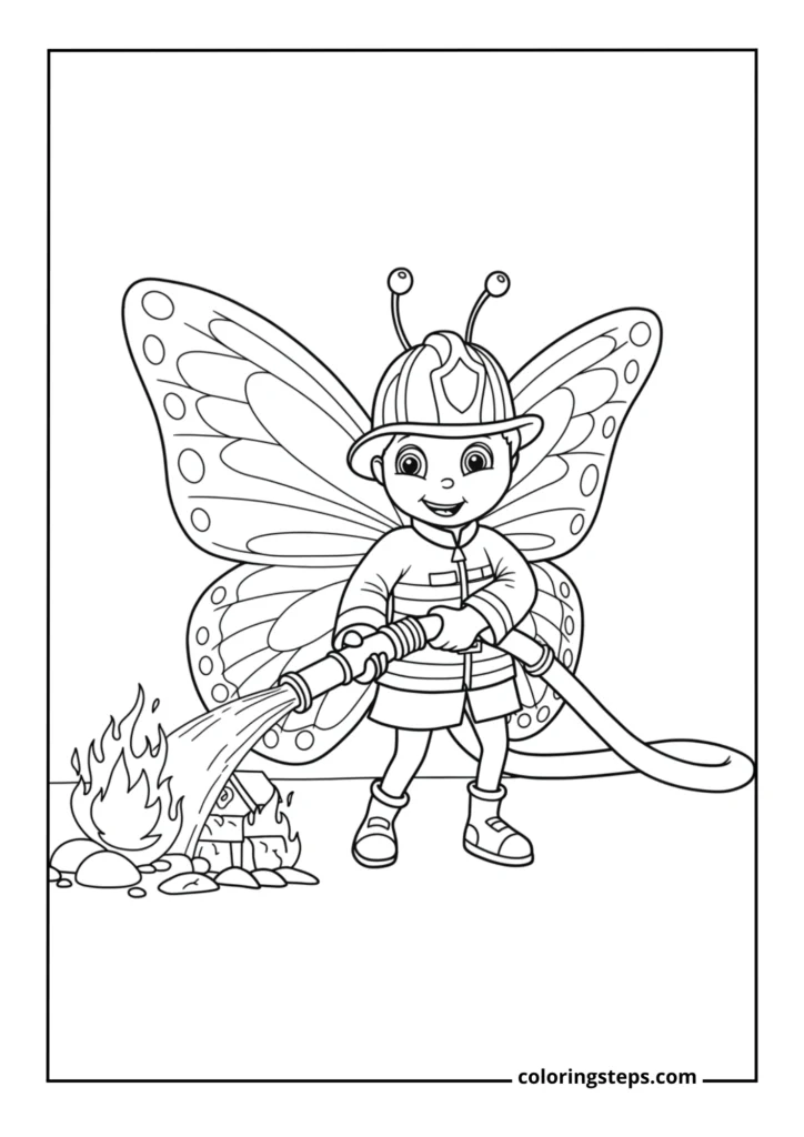 Firefighter Butterfly