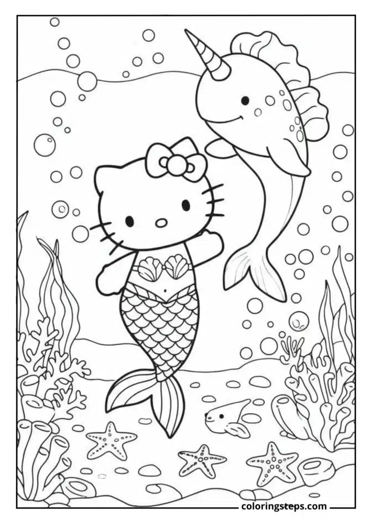 Hello Kitty Mermaid Unicorn