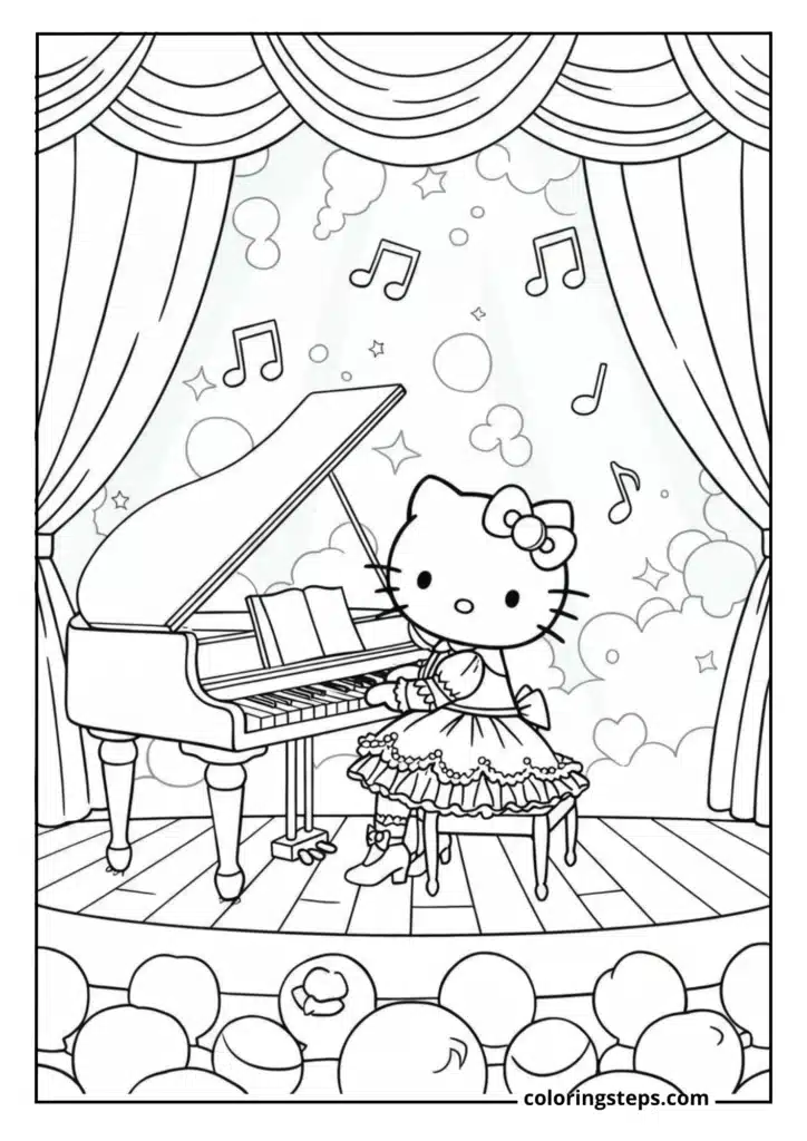 Hello Kitty's Music Lesson