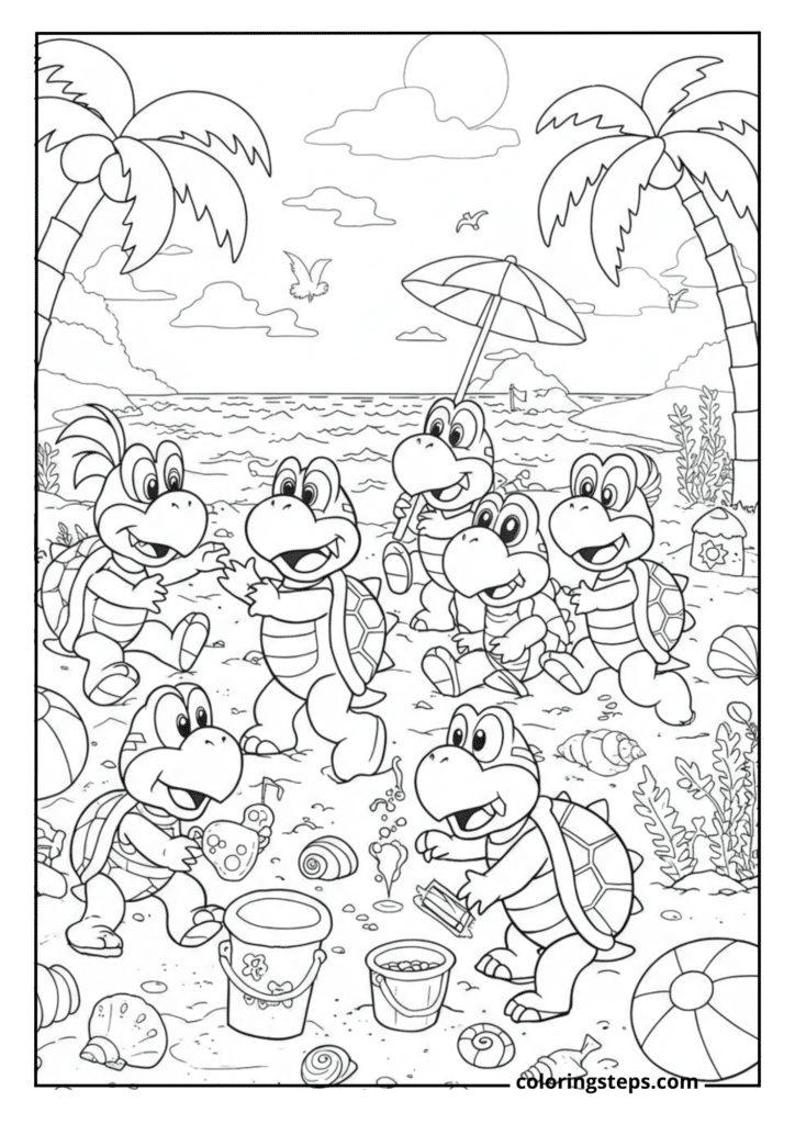 Koopa Troopa Beach Party