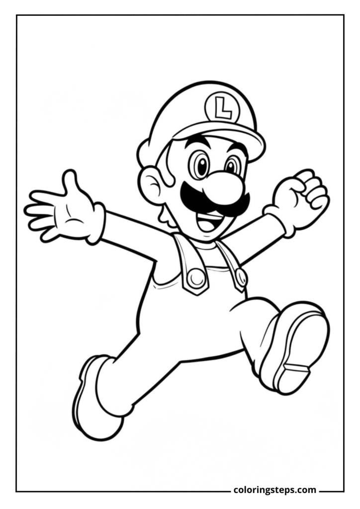 Luigi Adventure Pose