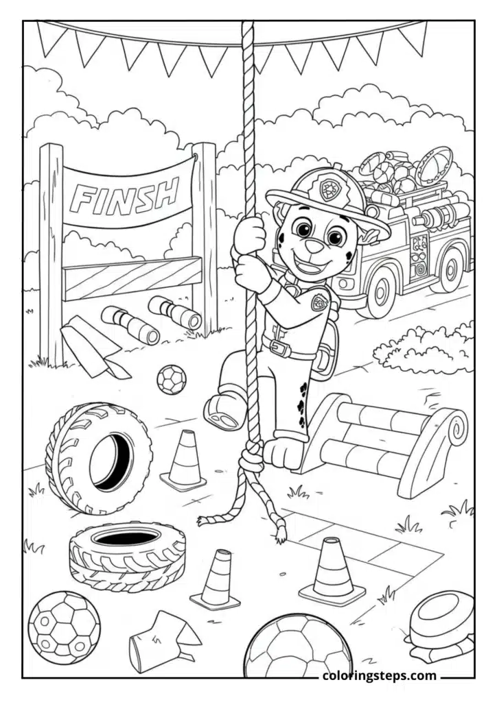 Marshall's Firefighter Olympics