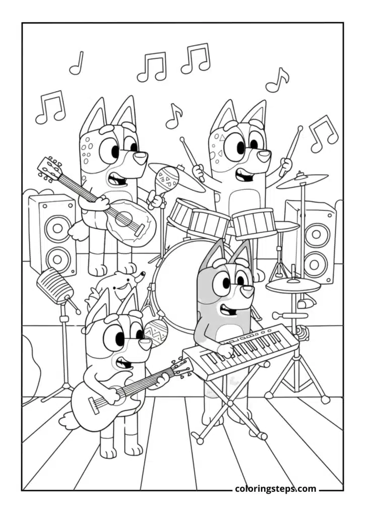 Musical Band Performance