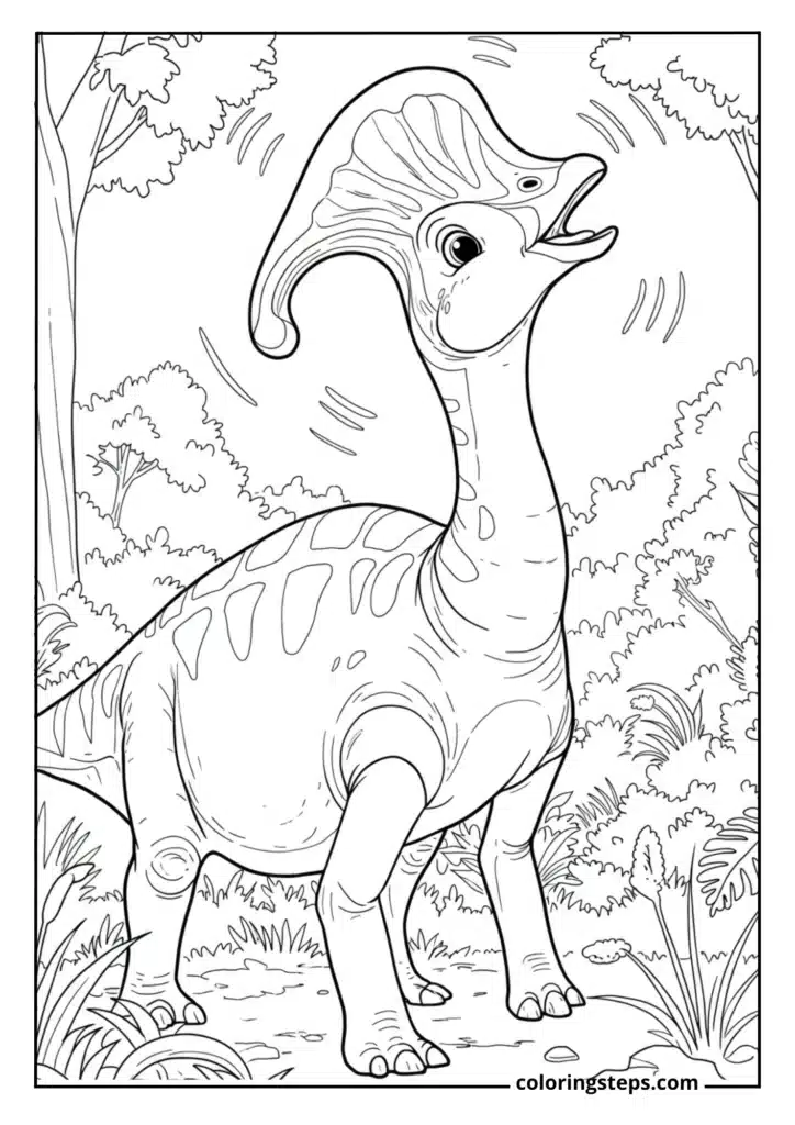 Parasaurolophus Musical Moment
