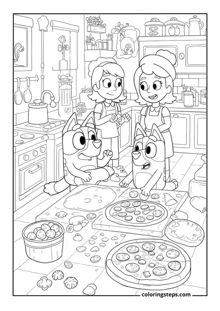 Pizza Making Family Activity
