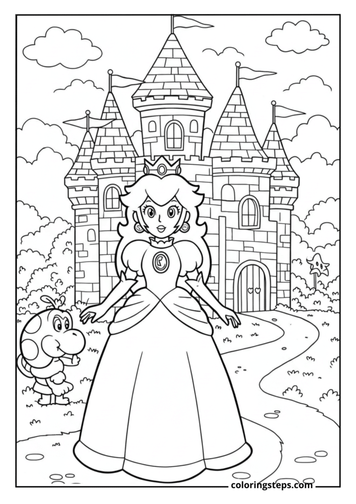 Princess Peach in Her Castle