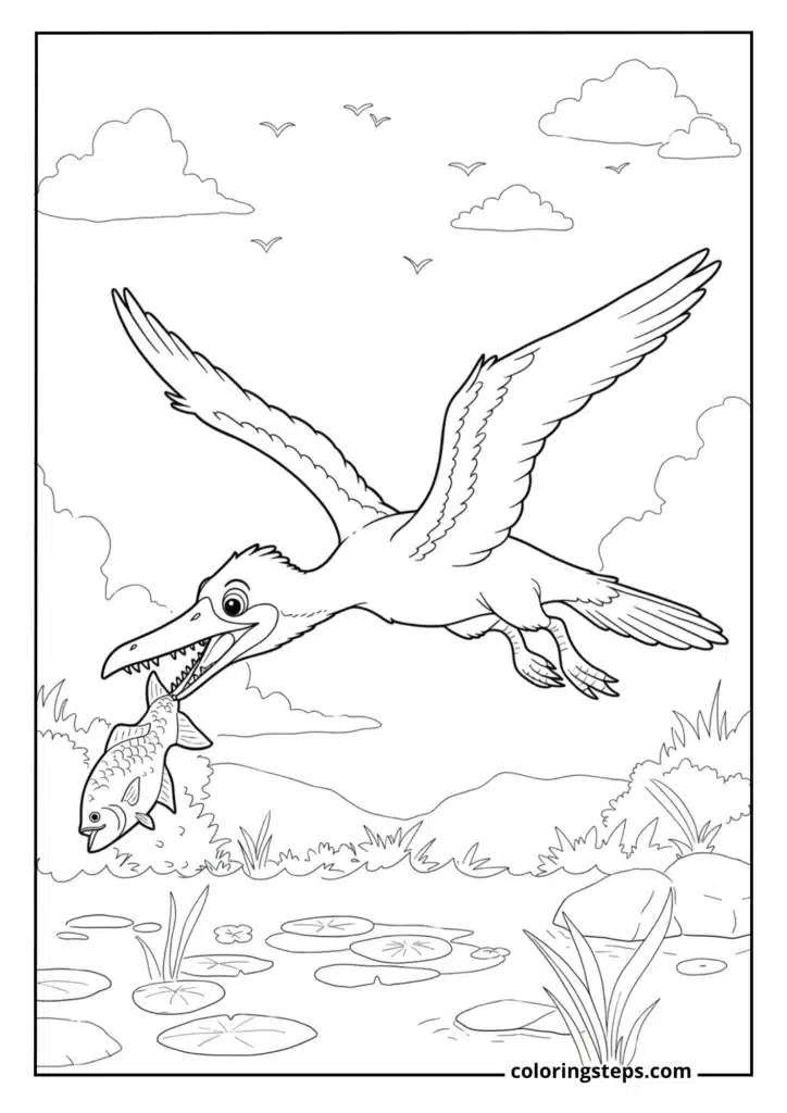 Rhamphorhynchus Fishing