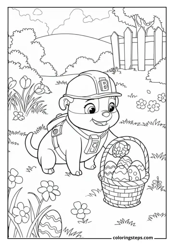 Rubble's Easter Egg Hunt