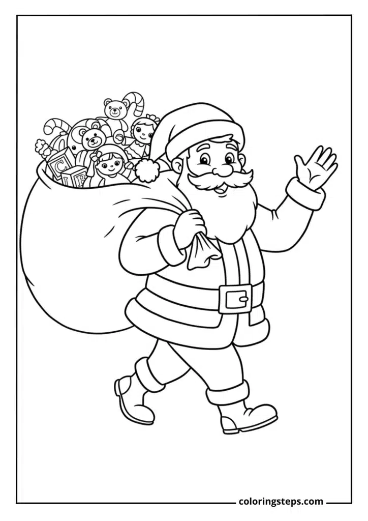 Santa with Toy Sack