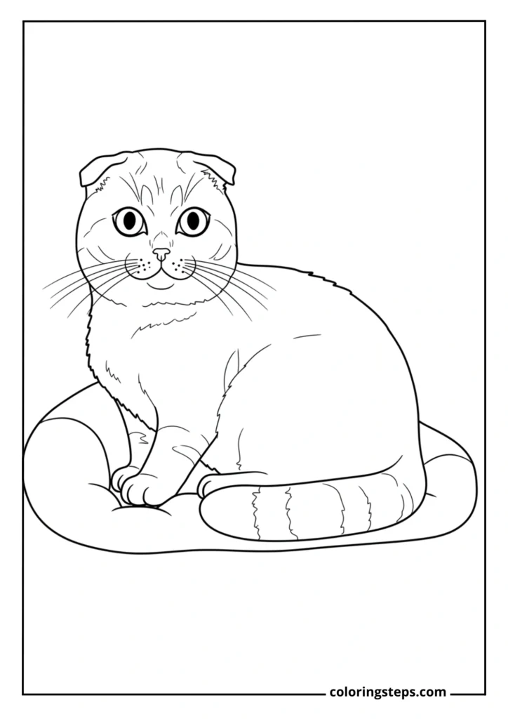 Scottish Fold Relaxing
