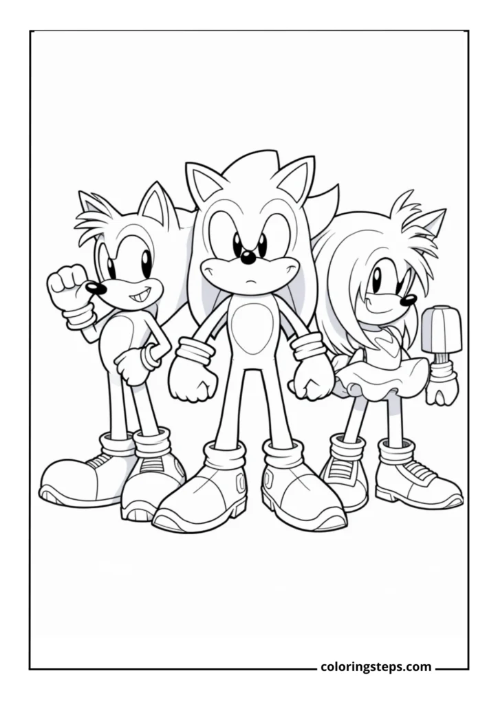 Sonic Team Group Portrait