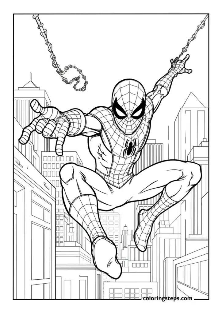 Spider-Man Web-Swinging Action