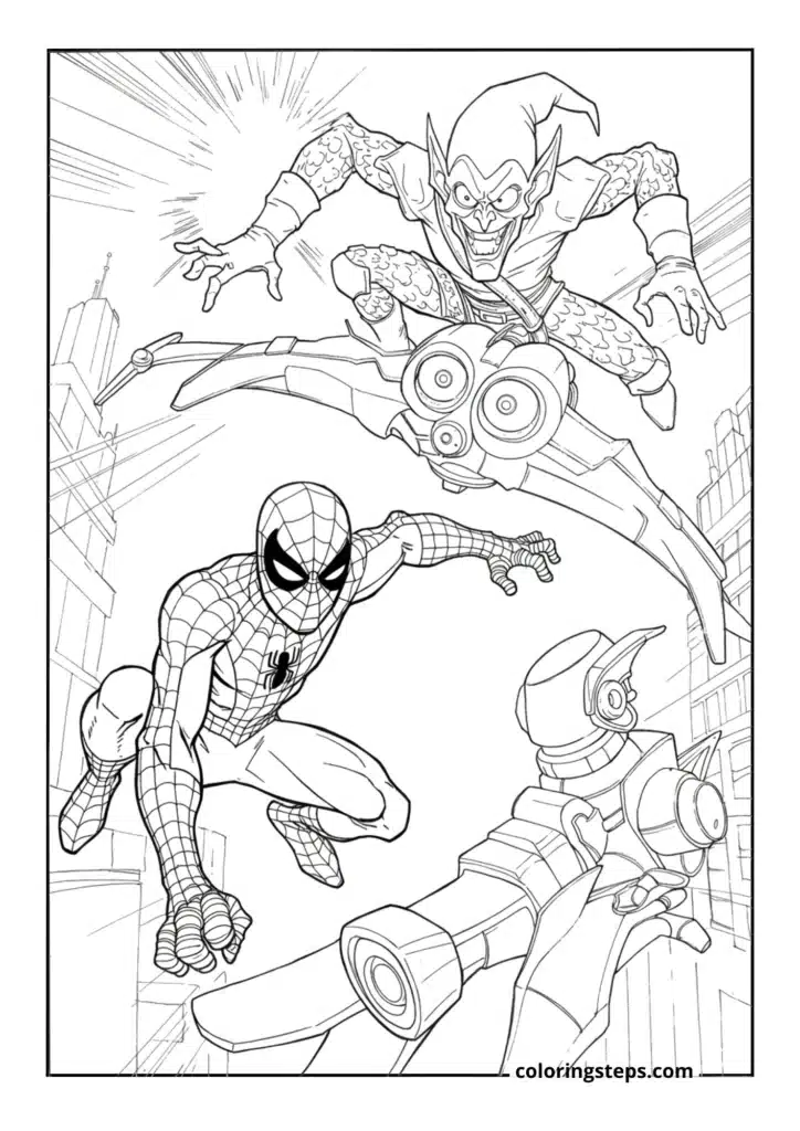Spider-Man vs. Green Goblin Battle