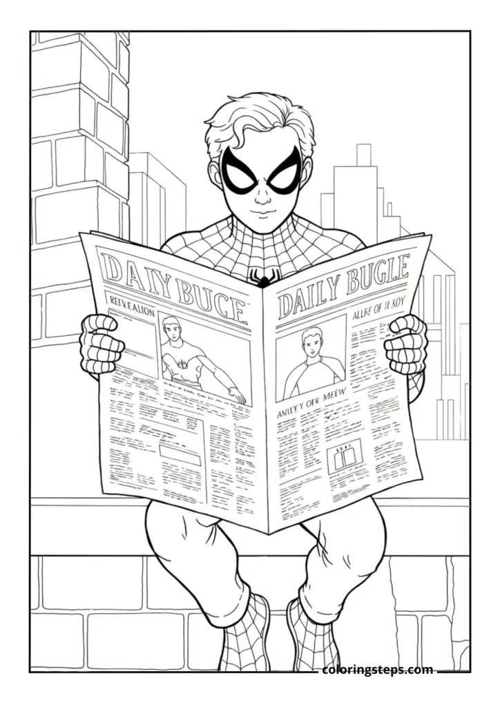 Spider-Man with Daily Bugle