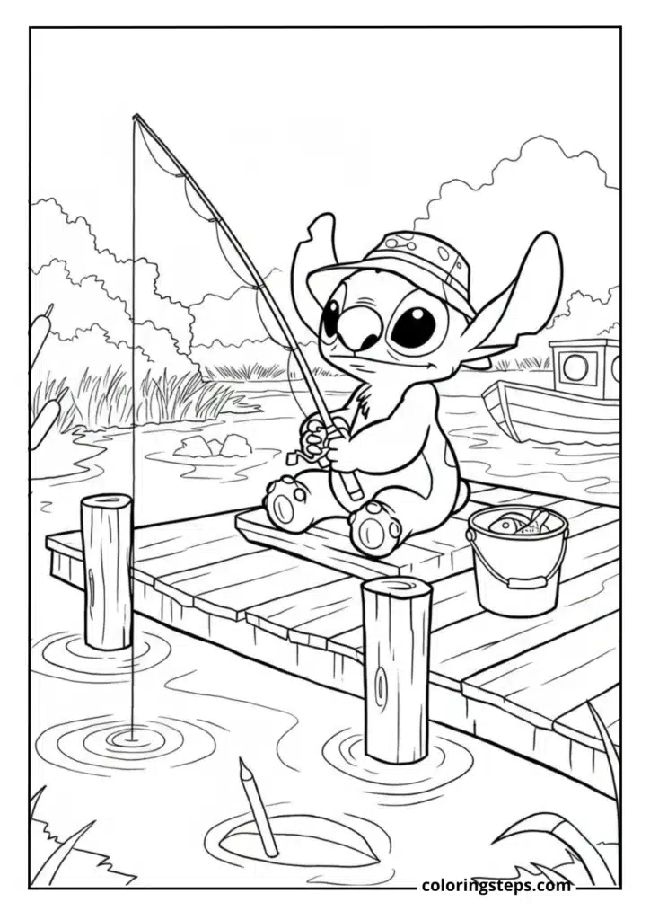 Stitch the Fisherman