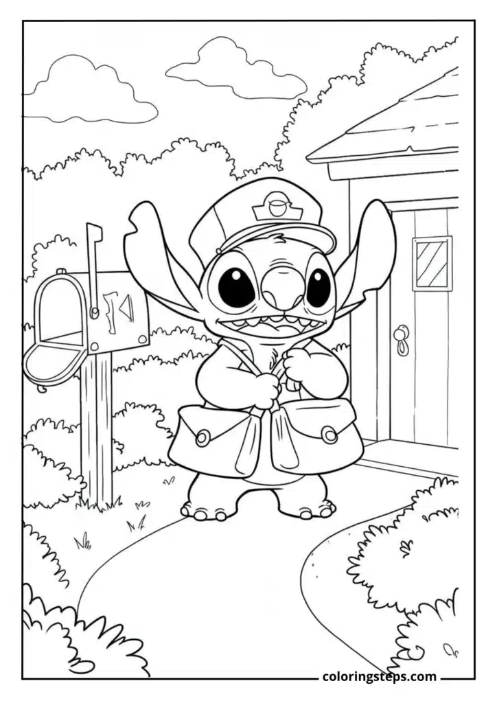 Stitch the Postman