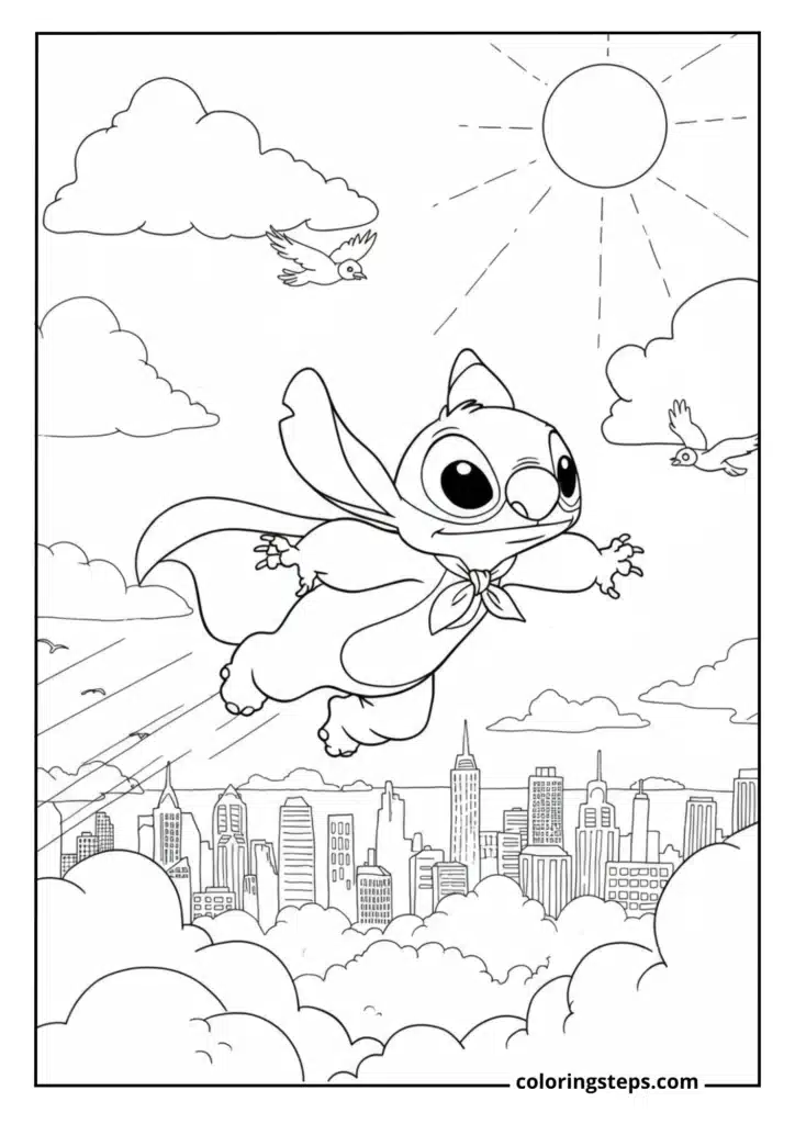 Stitch the Superhero