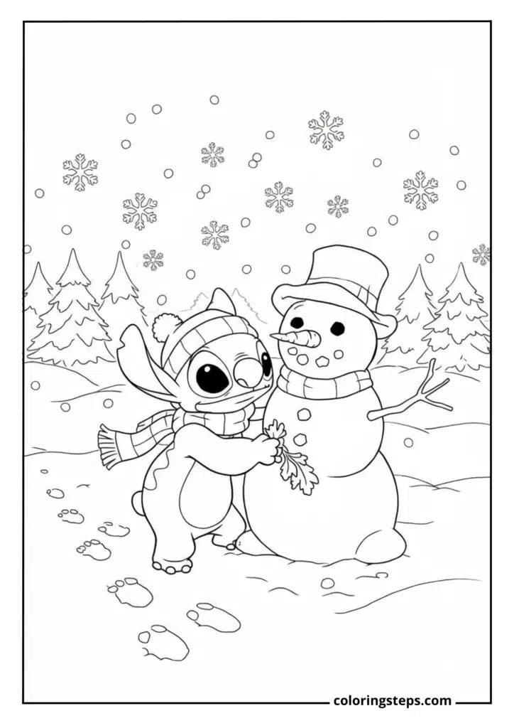 Stitch's Snow Day