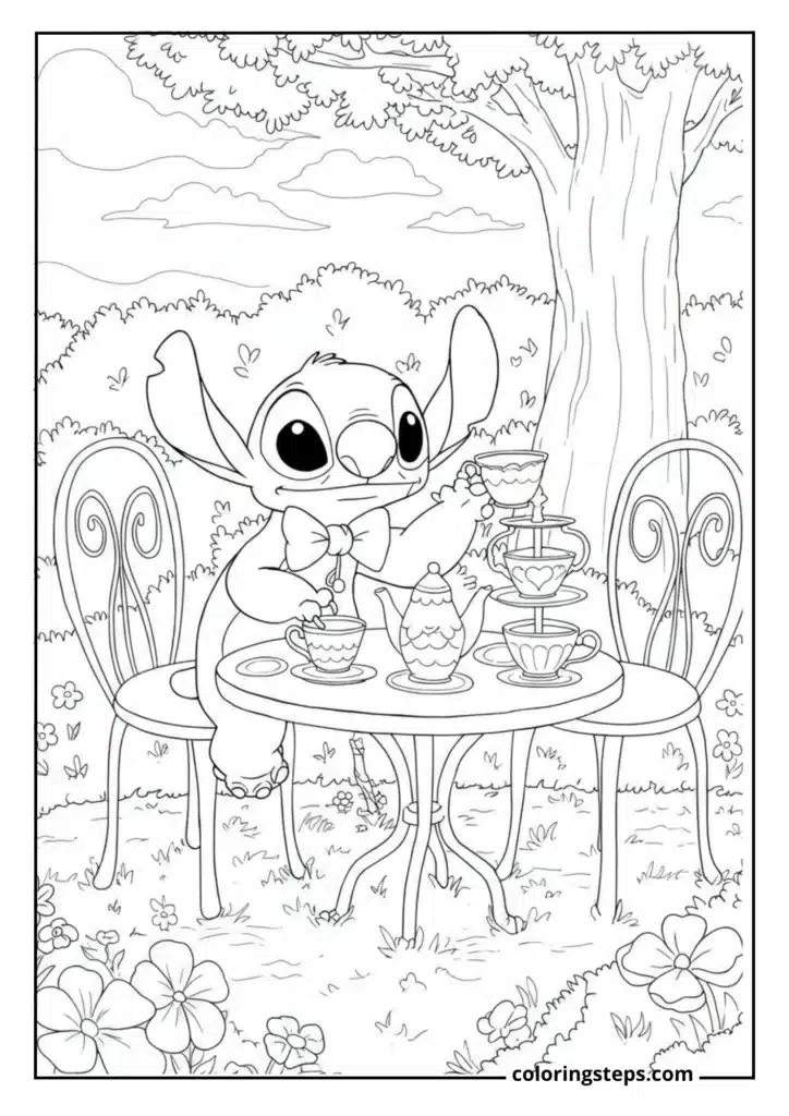 Stitch's Tea Party