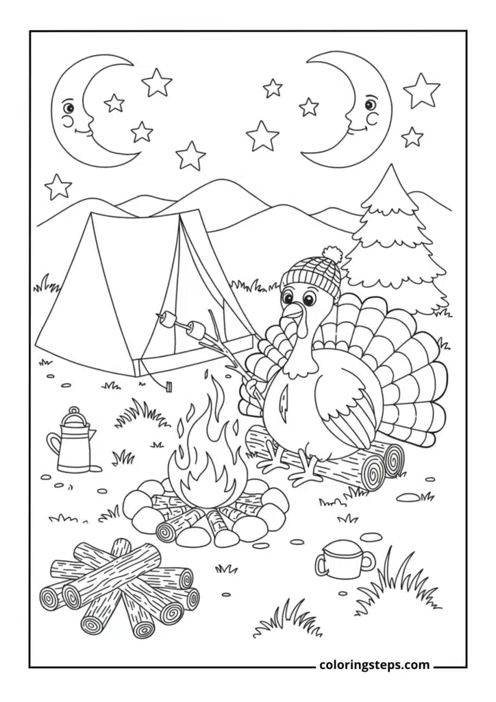 Turkey Camping Under the Stars