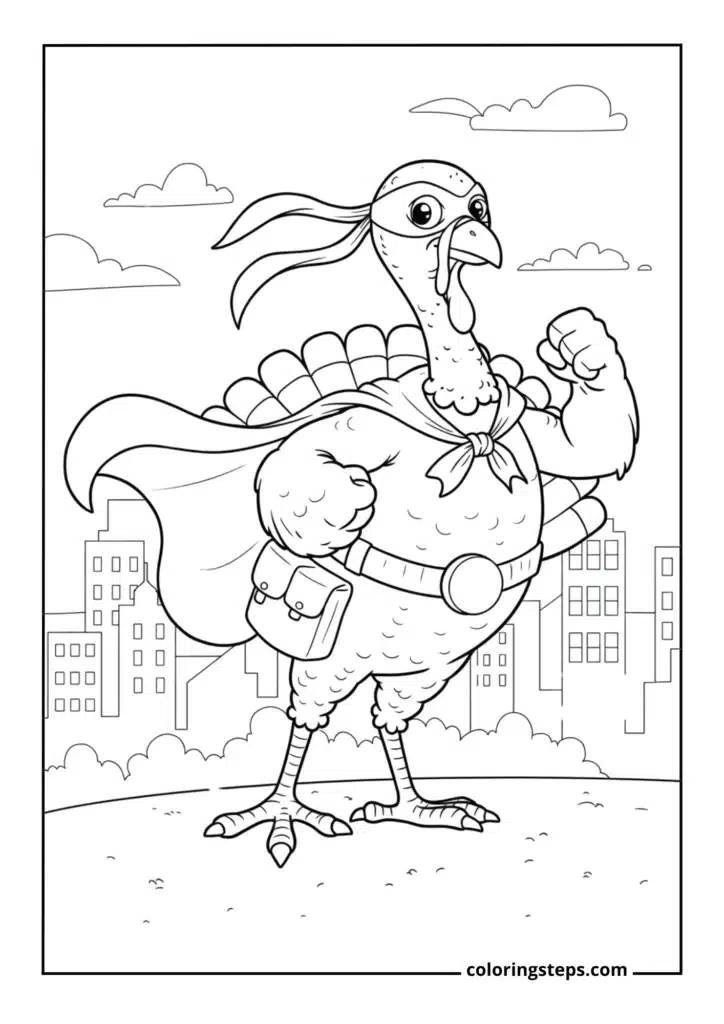 Turkey Playing Dress-Up