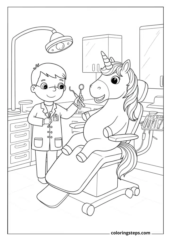 Unicorn at the Dentist
