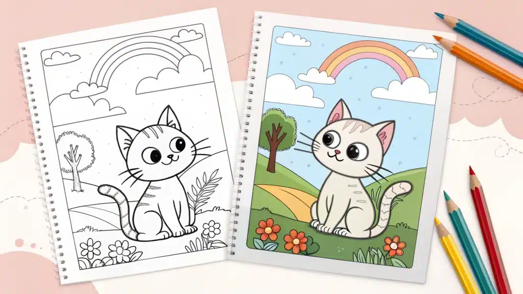 Cat Coloring Pages