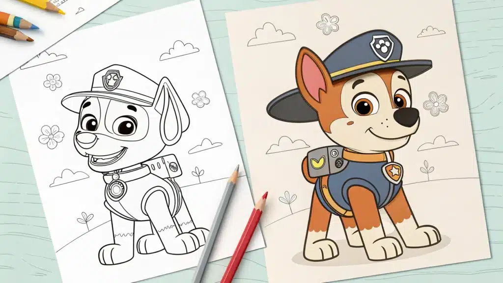 Paw Patrol Coloring Pages