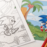 sonic coloring pages