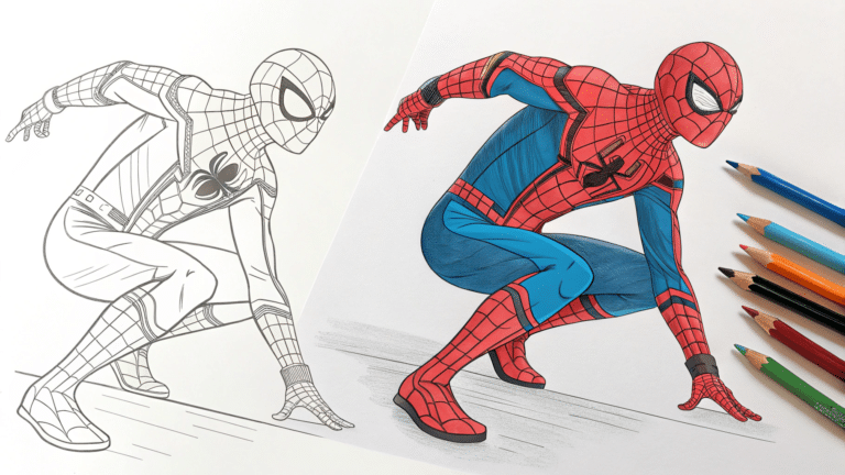 spider-man coloring pages