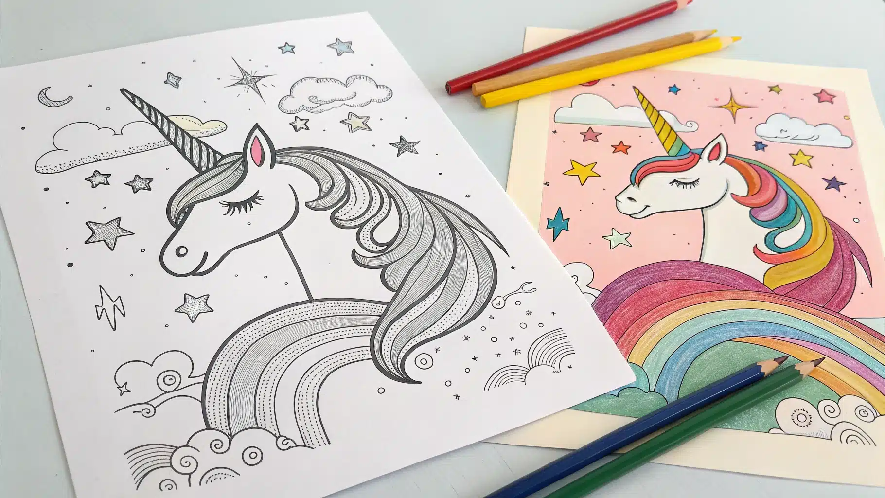 unicorn coloring pages