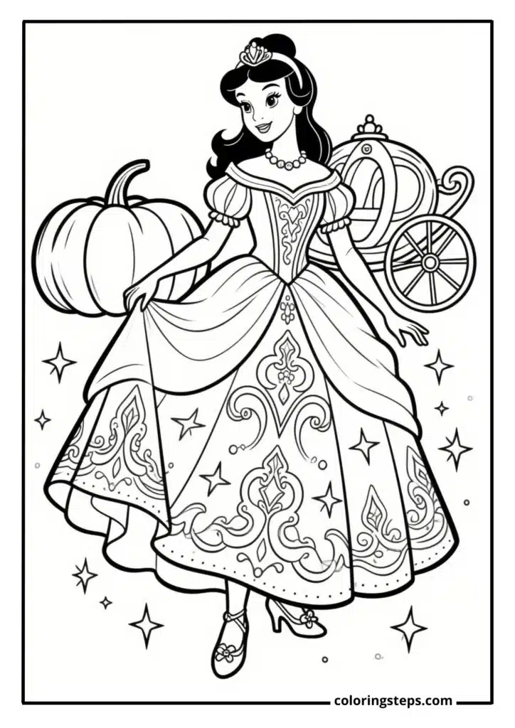 Cinderella's Ball Gown Transformation 1