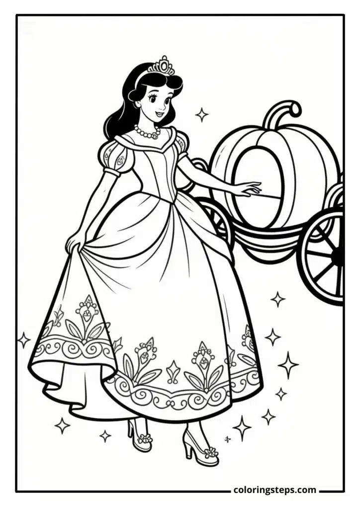 Cinderella's Ball Gown Transformation