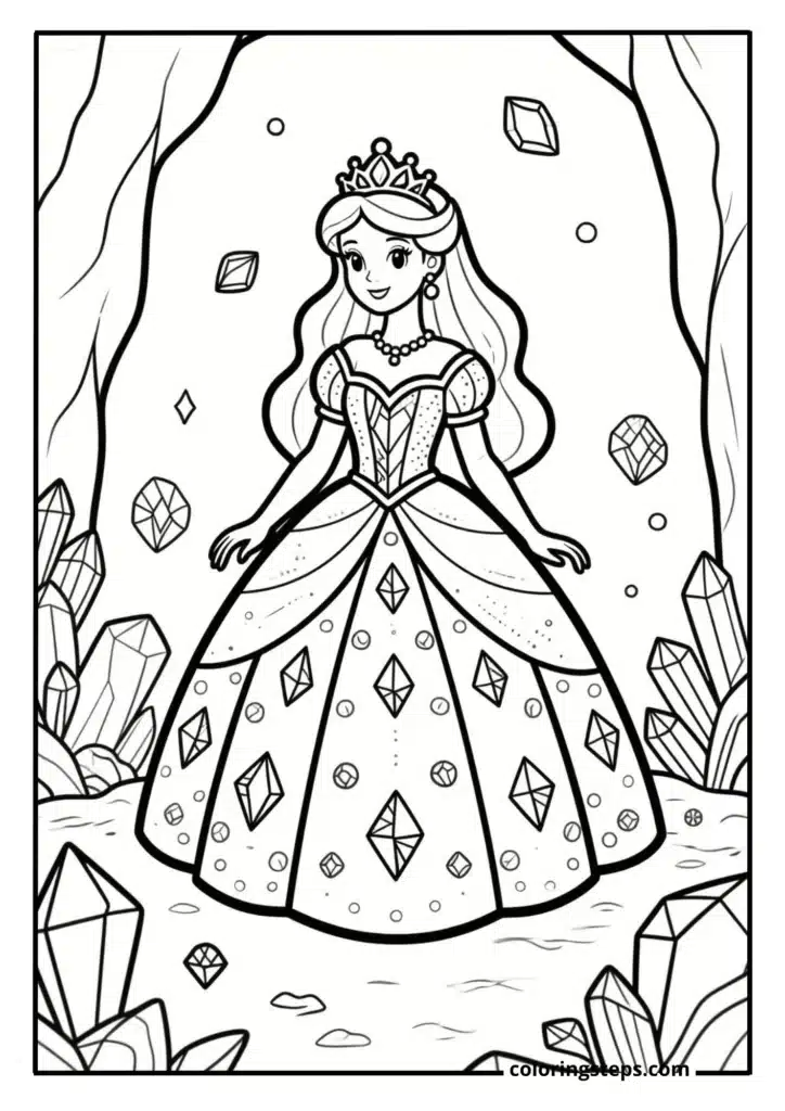 Crystal Princess in Gem Cave