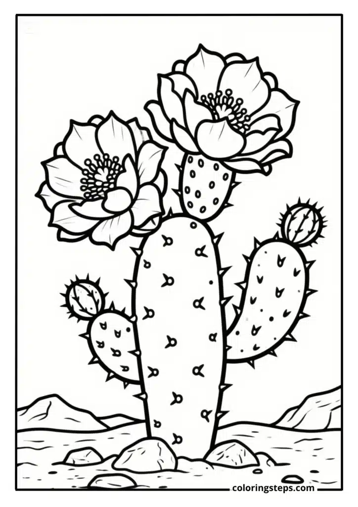 Desert Cactus Blooms 2