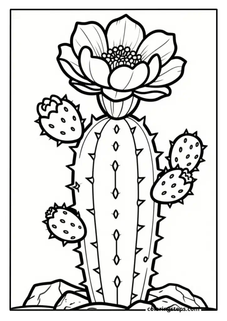 Desert Cactus Blooms