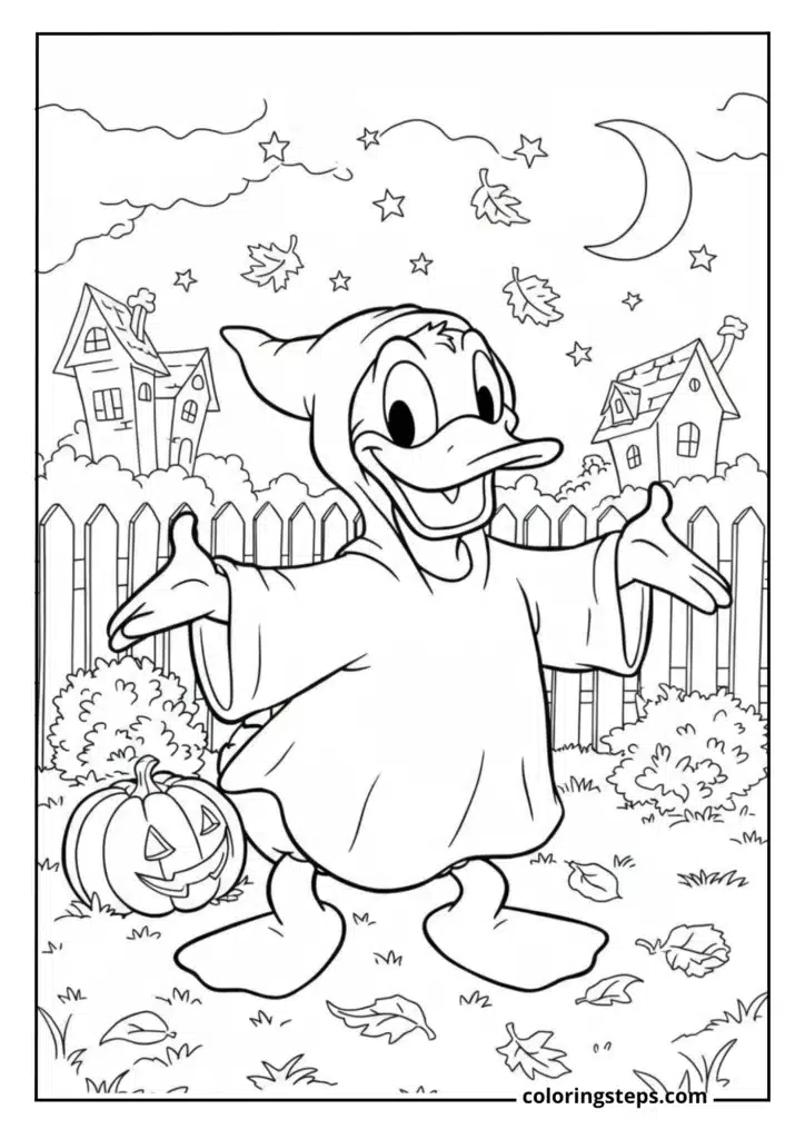 Donald Duck Ghost Costume